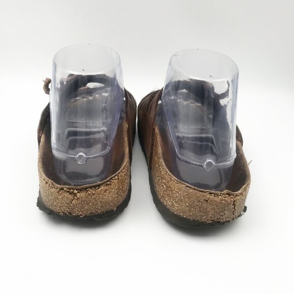 BIRKENSTOCK Granada Brown Leather Strap Flip Flop Sandals Womens 7.5 Boho Summer - Picture 5 of 13